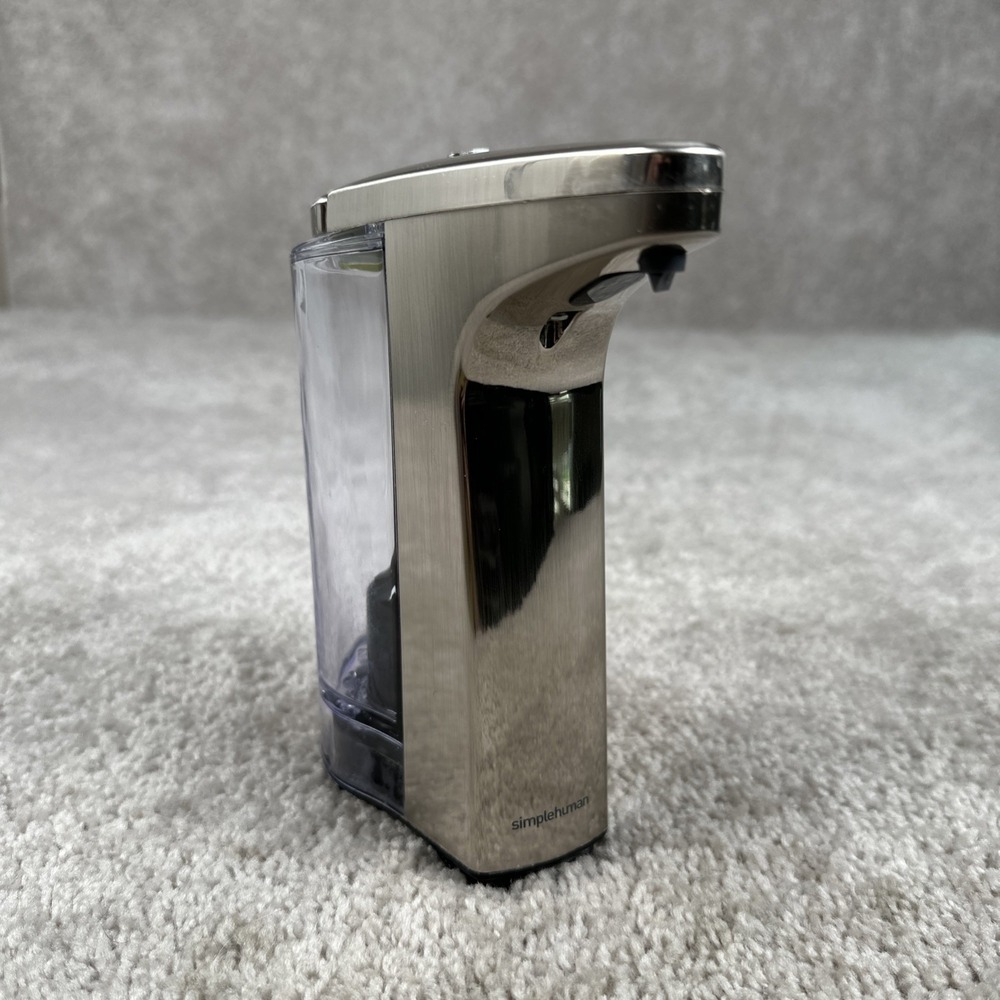 Simplehuman Brushed Nickel Automatic Soap Dispenser Compact Sensor Pump